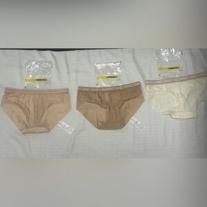 Wonderbra WBX Seamless womenBikini Panties Setof 3 Nude Ivory Size XS NWT(A242)✨